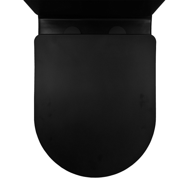 Унитаз компакт Azario Black Queen черный матовый AZ-8380 (детальная фотография), черные