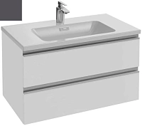 Тумба под раковину подвесная Jacob Delafon Vox 80 см серый антрацит