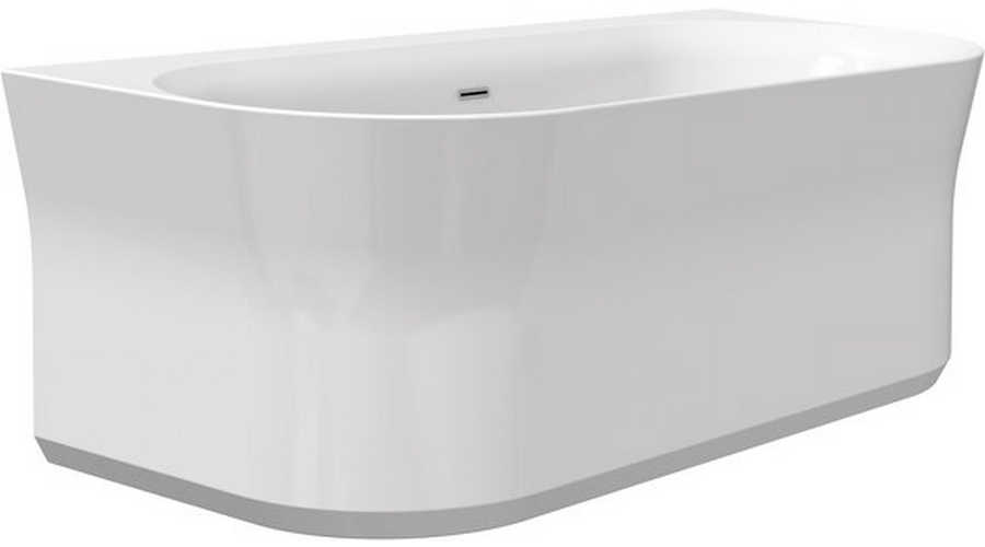 Ванна акриловая Ravak Ypsilon 180x90 см перелив хром XC00100028 (детальная фотография), акриловые