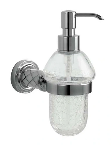 Дозатор для мыла Boheme Murano декор белый - фото 2