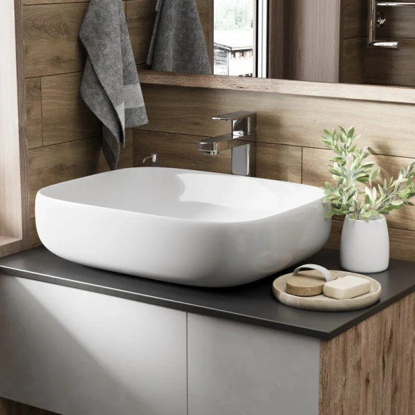 Раковина Grossman Falcon 56 см белая GR-3054 (детальная фотография), белые