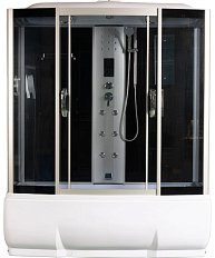 Душевой бокс River Dunay 170x80 см с поддоном стекло тонированное