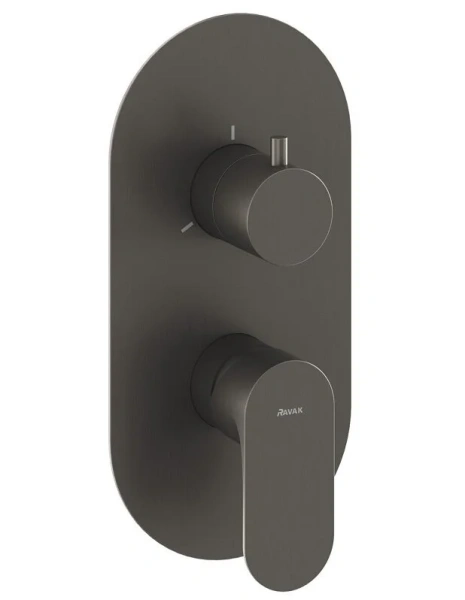 Смеситель для душа Ravak Eleganta графит матовый X070334 (детальная фотография)