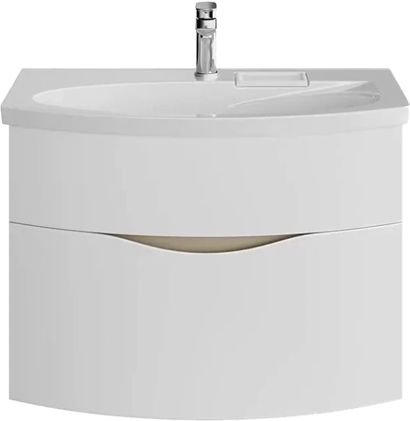 Тумба под раковину подвесная Kerama Marazzi Riva 80 cм белая RV.80\WHT.M (детальная фотография) index_1