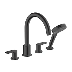 Смеситель для ванны Hansgrohe Vernis Blend черный матовый