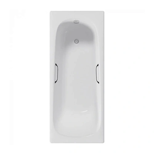 Ванна чугунная Delice Continental Plus 130х70 см с отверстиями под ручки - фото 1