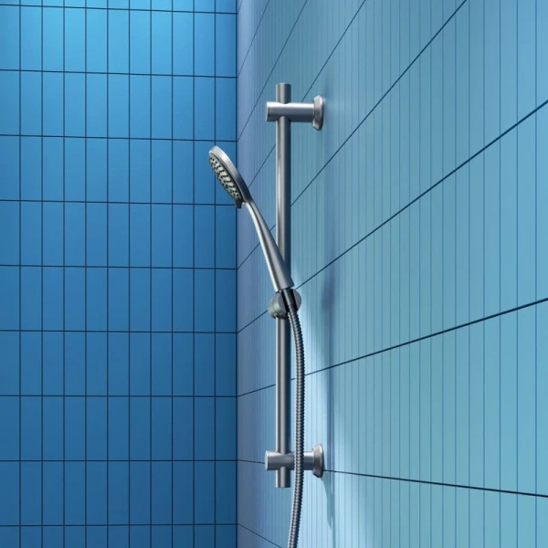 Душевой гарнитур Dorff Logic хром D0103000SS (детальная фотография), современные, hi-tech