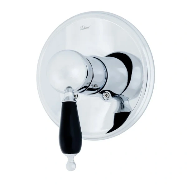 Смеситель для душа Boheme Tradizionale Chromo хром/черный 265-BLC (детальная фотография)