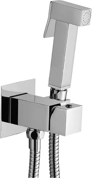 Гигиенический душ Paffoni Tweet Square хром ZDOC121CR (детальная фотография), с лейкой