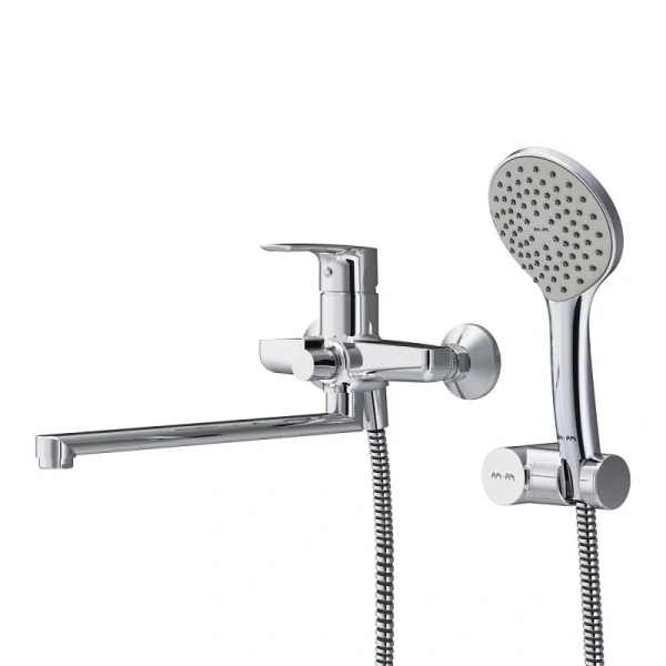 Смеситель для ванны AM.PM Gem с душевой системой F90A95000 (детальная фотография)