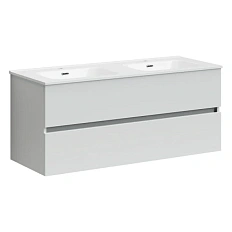 Тумба под раковину подвесная Sancos Urban 120 см белый глянец