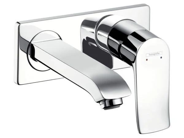 Смеситель для раковины Hansgrohe Metris 31085000 скрытый монтаж (детальная фотография)