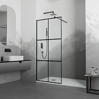 Душевая перегородка RGW Walk In WA-011B 120 см профиль черный