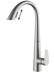 Смеситель для кухни WasserKRAFT A86 с выдвижной лейкой