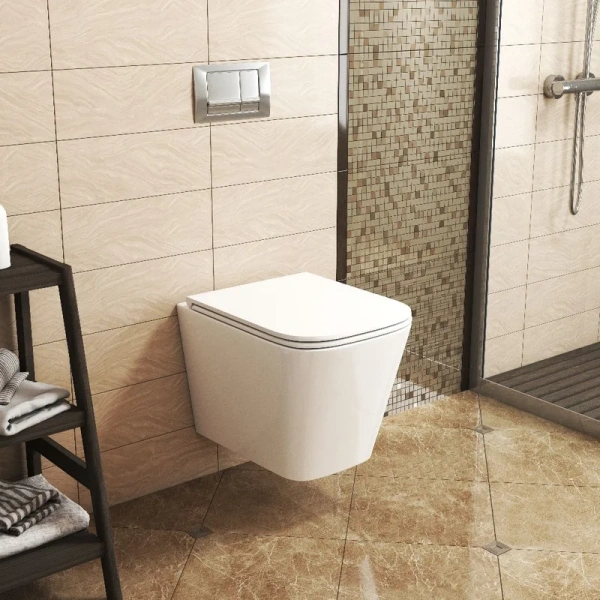 Унитаз подвесной OWL 1975 Vatter Ruta-H mini безободковый OWLT190403 (детальная фотография), современные, hi-tech