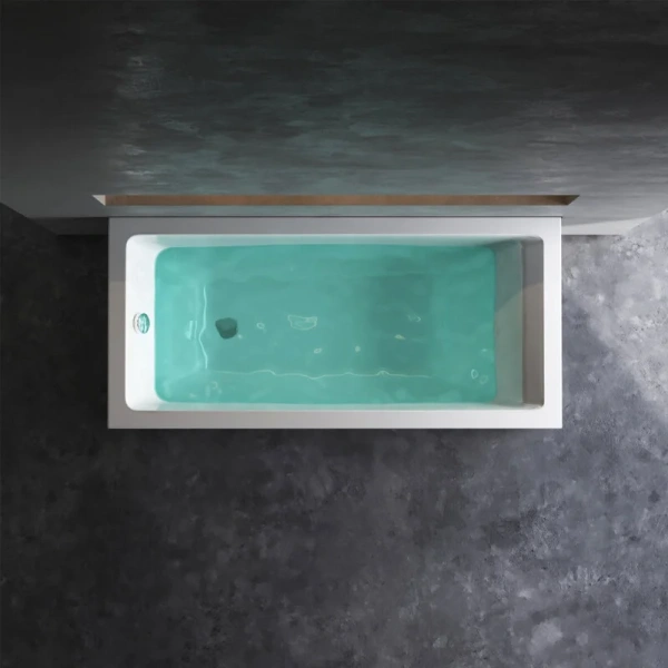 Ванна акриловая Am.Pm Gem 150x70 белая W93A-150-070W-A (детальная фотография), без гидромассажа, маленькие