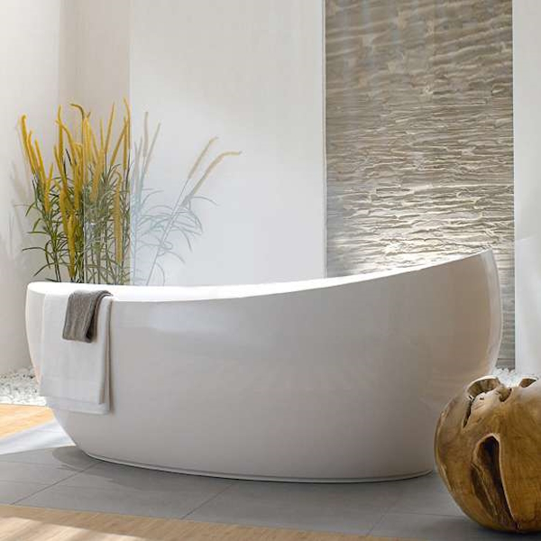 Ванна отдельностоящая, Quaryl, Villeroy & Boch Aveo Generation UBQ194AVE9 (детальная фотография), глубокие