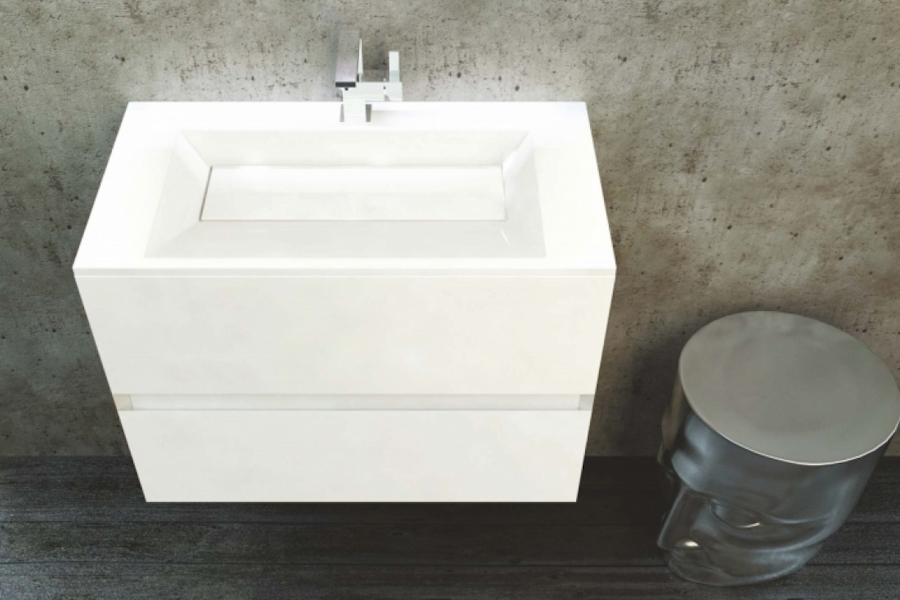 Мебель для ванной La Beaute FINISTERE 75 (детальная фотография), современная, hi-tech