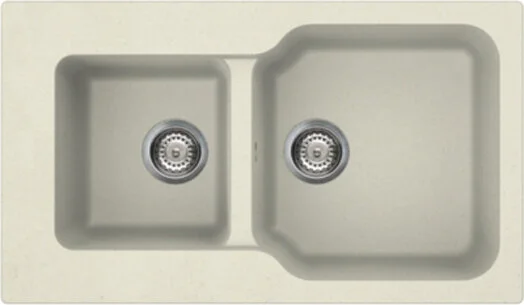 Мойка для кухни Omoikiri Maru 86-2-BE 86 см ваниль 4993285 (детальная фотография)