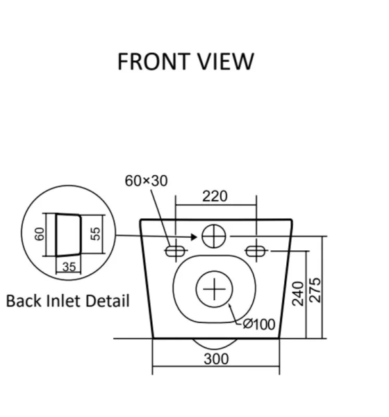 Унитаз подвесной SantiLine черный матовый SL-5027MB (детальная фотография), подвесные, встраиваемые