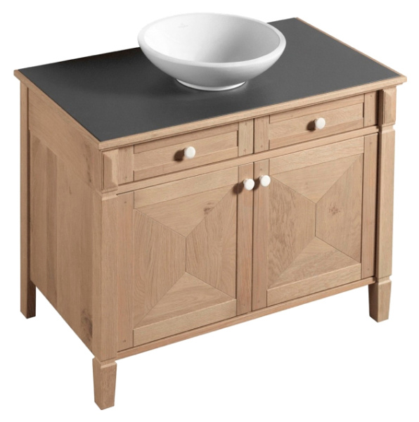 Раковина накладная Villeroy & Boch Loop & Friends 43 см ярко-белая с покрытием CeramicPlus 514801R2 (детальная фотография), накладные (на столешницу), пристенные