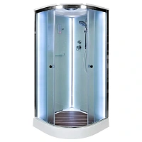 Душевая кабина Deto D 100х100 см с подсветкой