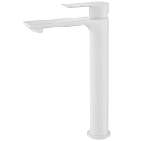 Смеситель для раковины Abber Weiss Insel белый матовый