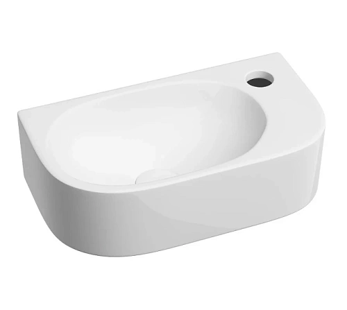 Раковина Ceramica Nova Element 40 см белая глянцевая, левая - фото 1