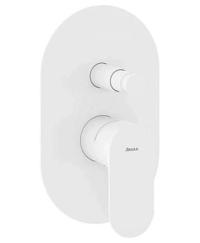 Смеситель для душа Ravak Eleganta белый матовый - фото 2