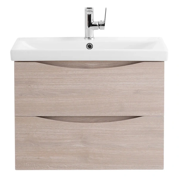 Тумба под раковину подвесная BelBagno Marino 70 см rovere grigio MARINO-CER-700-2C-SO-RG-P (детальная фотография)