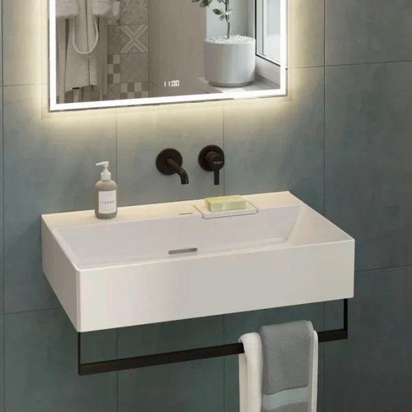 Полотенцедержатель Kerama Marazzi Logica черный LO.trl.70\BLK.M (детальная фотография), в наличии