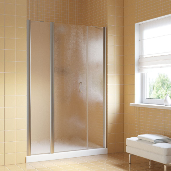 Душевая дверь стекло шиншилла Vegas-glass EP-2F 175 02 L (детальная фотография)