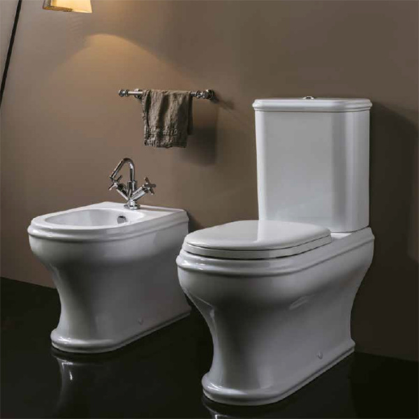 Унитаз Azzurra Charme CHA 100/MBP (детальная фотография), классические, ретро, круглые