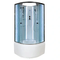 Душевая кабина Deto EM 100x100 см с боковым освещением