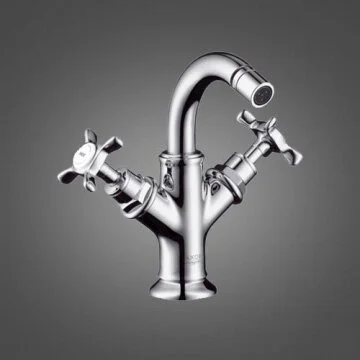 Смеситель для биде хром Axor Montreux 16520000 (детальная фотография), классические, ретро