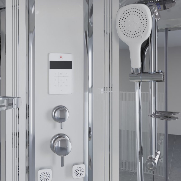 Душевая кабина Niagara Ultra 100x100 см стекло с узором 7020164 (детальная фотография), 100х100