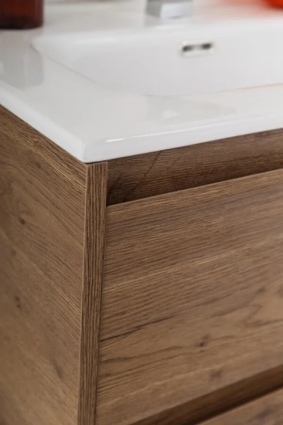 Тумба под раковину подвесная BelBagno Kraft 70 см rovere tabacco KRAFT 39-700/390-2C-SO-RT (детальная фотография), современная, hi-tech, лофт