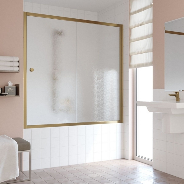 Душевая шторка на ванную стекло шиншилла Vegas-glass ZV 170 02 (детальная фотография), стеклянные