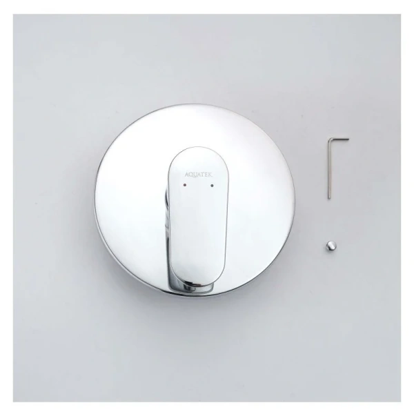 Смеситель для душа Акватек Ника хром AQ1866CR (детальная фотография), хром