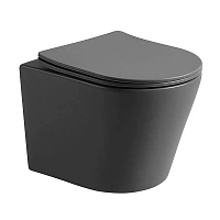 Унитаз подвесной Vincea Piatti антрацит матовый