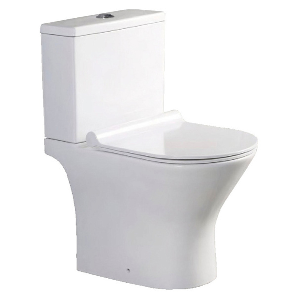 Унитаз компакт Azario Verde белый AZ-2224 (детальная фотография)