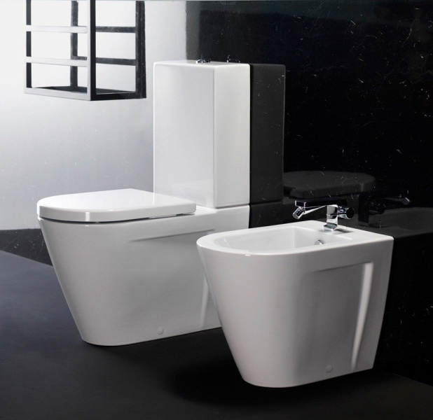 Унитаз под бачок GSI Norm 8617 8617 11 (детальная фотография), компакт