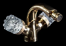 Смеситель для биде Boheme Crystal золото
