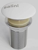 Донный клапан Salini белый глянцевый