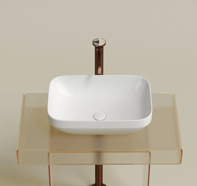 Раковина Ceramica Nova Element 50 см белая CN6055 (детальная фотография), в наличии