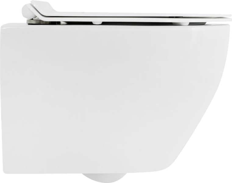 Унитаз подвесной Cezares Stylus безободковый CZR-513-TH-R (детальная фотография), подвесные, встраиваемые