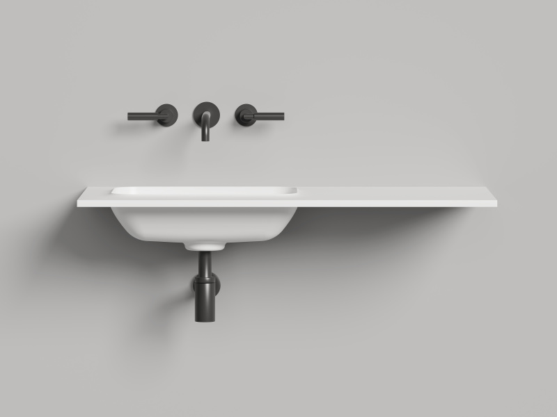 Раковина Salini Onda Edge Round 200 см белый матовый 14022051MN (детальная фотография), современные, hi-tech