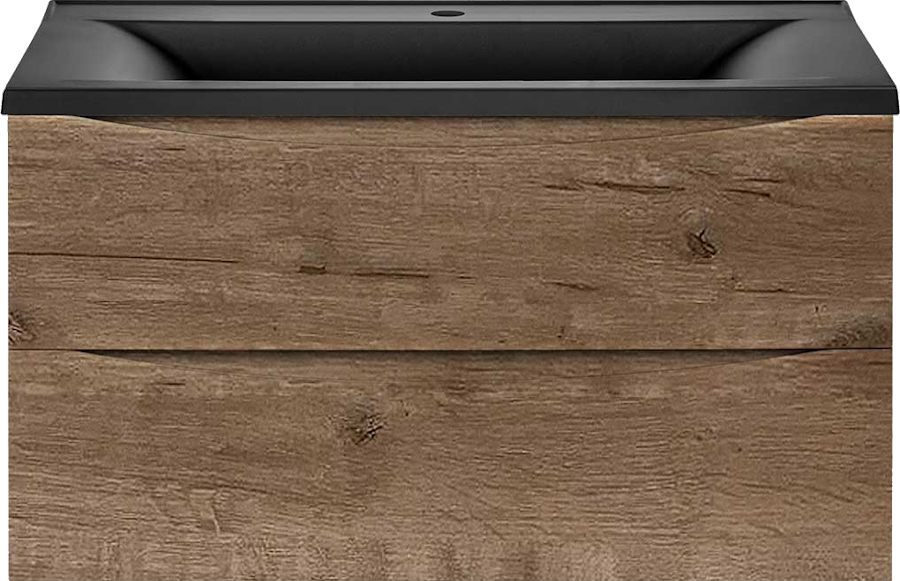 Тумба под раковину подвесная Vincea Mia 89 см V.Oak VMC-2MA900VO (детальная фотография), 90 см