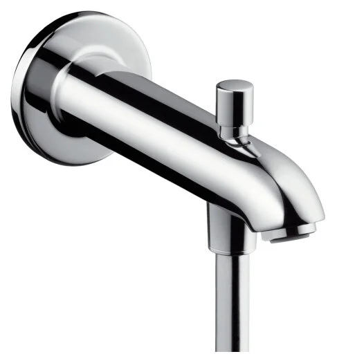 Излив для ванны с переключателем Hansgrohe 13424000 (детальная фотография)