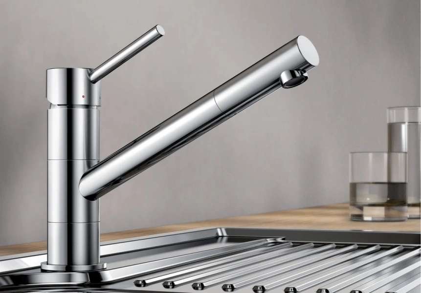 Смеситель для кухни Blanco Kano 521502 (детальная фотография), на мойку, на столешницу